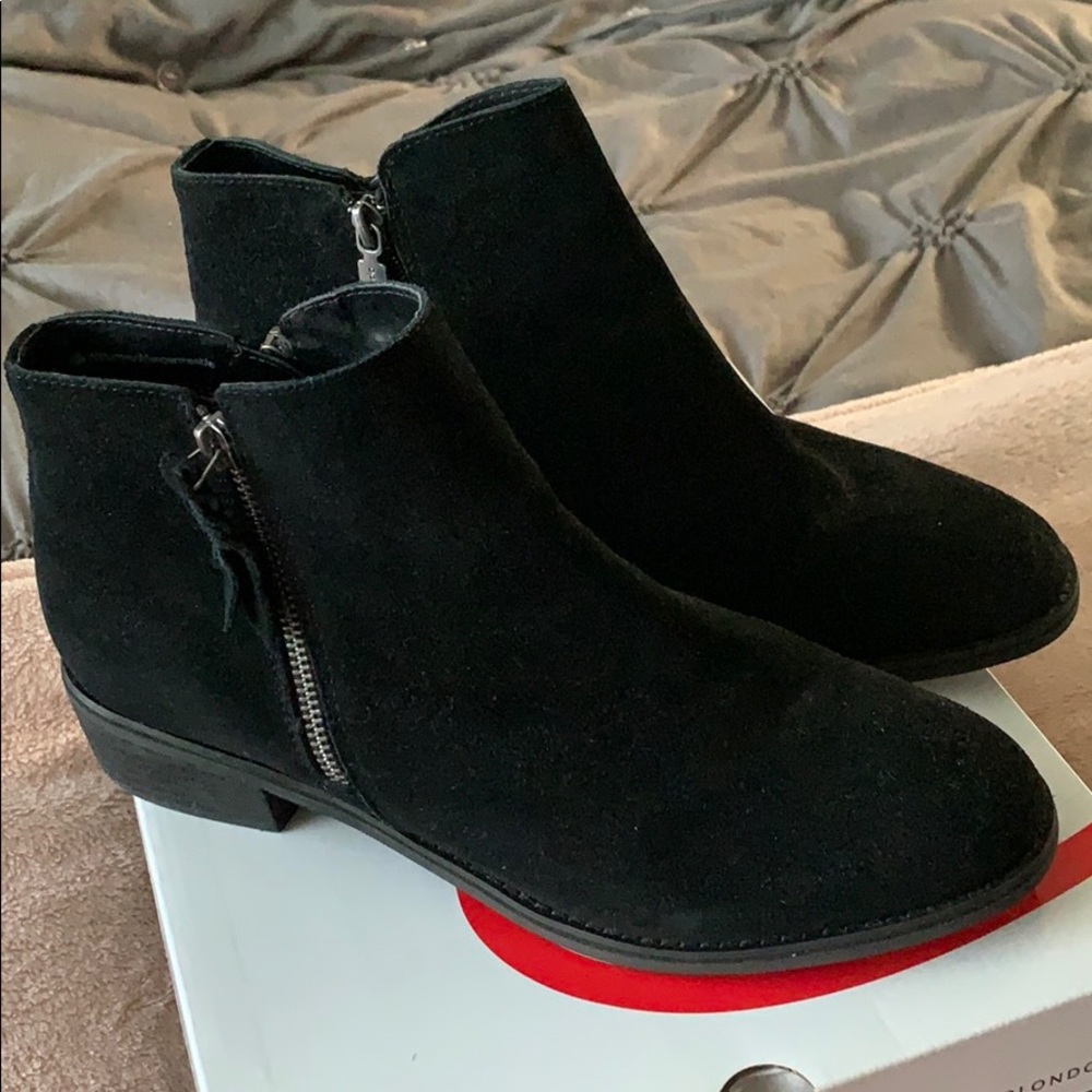 Blonde Black Booties Size 11